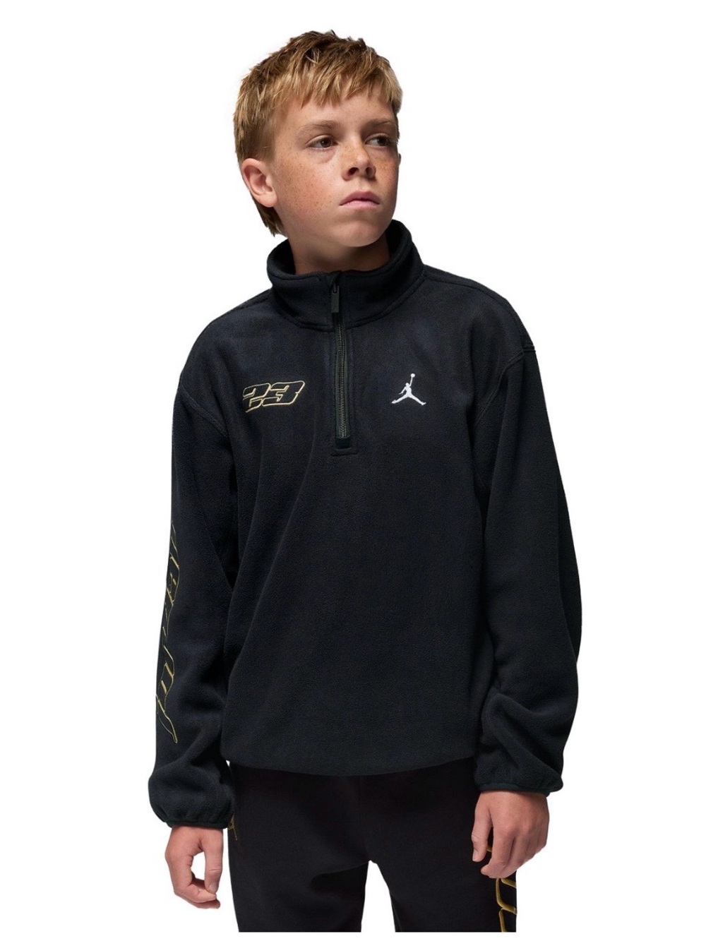 GUC- Jordan Quarter-Zip Long-Sleeve Fleece Sweatshirt